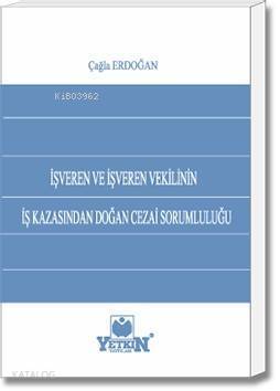 İşveren ve İşveren Vekilinin İş Kazasından Doğan Cezai Sorumluluğu - 1