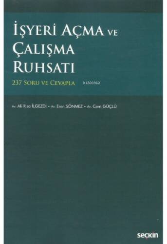 İşyeri Açma ve Çalışma Ruhsatı - 1