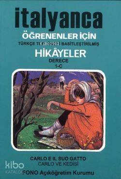 İtalyanca Türkçe Hikayeler Derece 1 Kitap 3 Carlo ve Kedisi - 1