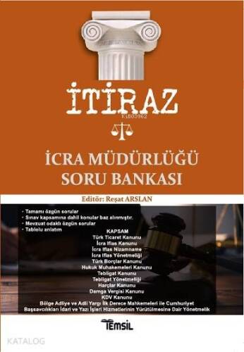 İtiraz İcra Müdürlüğü Soru Bankası - 1