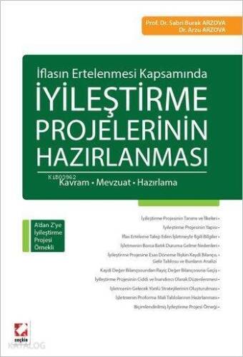 İyileştirme Projelerinin Hazırlanması - 1