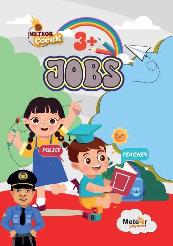 Jobs (Meslekler) ;Türkçe – İngilizce Boyama Kitabı - 1