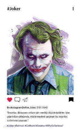 Joker - Bookstagram Defter - 1