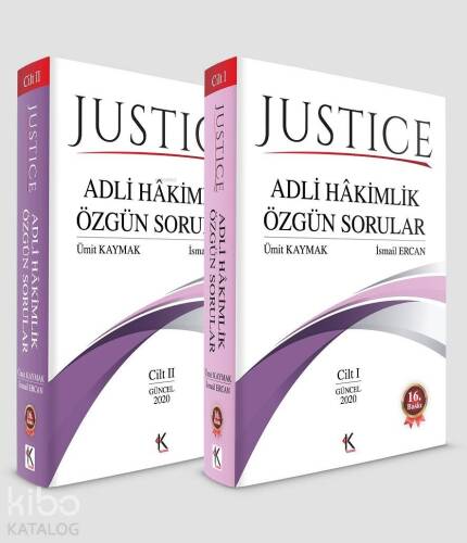 Justice - Adli Hakimlik Özgün Sorular (2 Cilt Takım) - 1