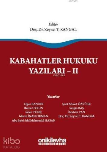 Kabahatler Hukuku Yazıları - 2 - 1