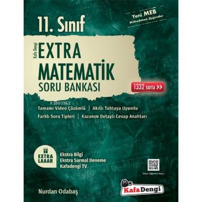 Kafa Dengi Yayınları 11. Sınıf Matematik Extra Soru Bankası - 1