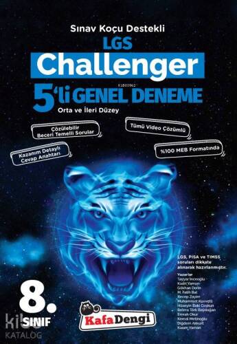 Kafa Dengi Yayınları 8. Sınıf LGS Challenger 5li Deneme Sınavı Kafa Dengi - 1