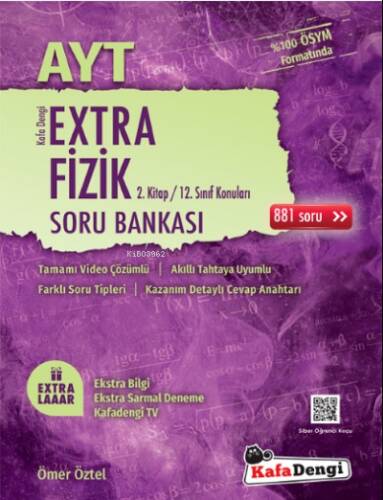 Kafa Dengi Yayınları AYT Fizik Extra 2. Kitap Soru Bankası - 1