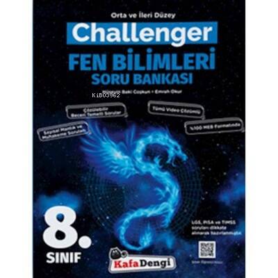 Kafadengi 8.Sınıf Challenger Fen Bilimleri Soru Bankası (Tümü Video Çözümlü) - 1