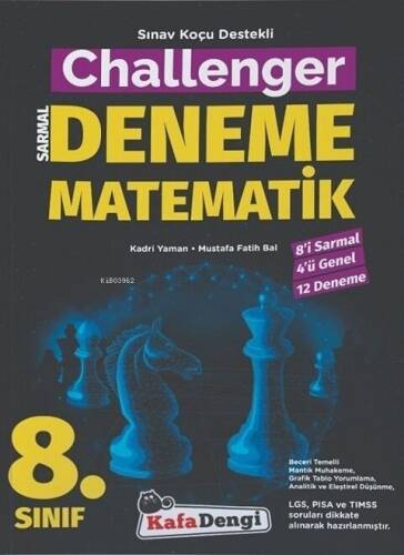 Kafadengi 8.Sınıf Challenger Matematik Branş Denemesi (12 li) (Tümü Video Çözümlü) - 1