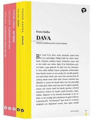 Kafka ve Stefan Zweig Seti-5 Kitap Takım - 1