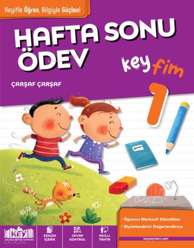 Kaliteli Eğitim Yayınları 1.Sınıf Hafta Sonu Ödev Keyfim - 1