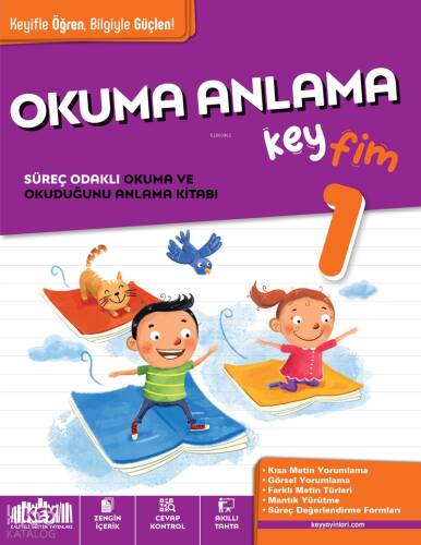 Kaliteli Eğitim Yayınları 1.Sınıf Okuma Anlama Keyfim - 1