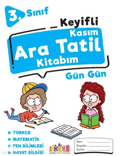 Kaliteli Eğitim Yayınları 3. Sınıf Keyifli Kasım Ara Tatil Kitabım - 1