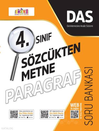 Kaliteli Eğitim Yayınları 4. Sınıf Sözcükten Metne Paragraf Soru Bankası - 1