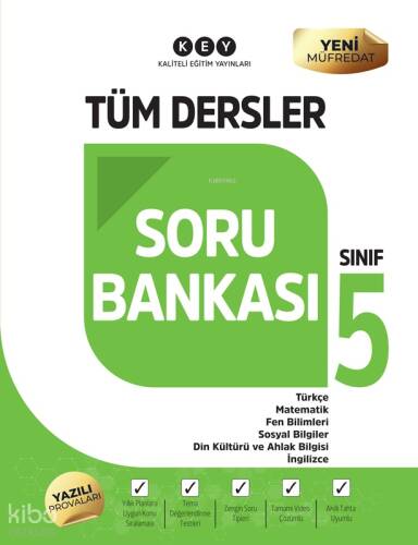 Kaliteli Eğitim Yayınları 5. Sınıf Tüm Dersler Soru Bankası - 1