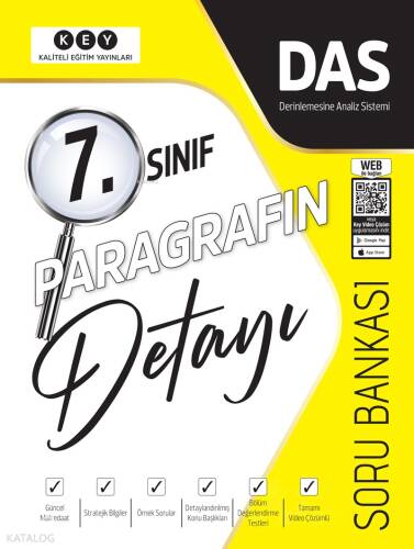 Kaliteli Eğitim Yayınları 7. Sınıf Paragrafın Detayı Soru Bankası - 1