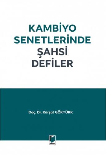 Kambiyo Senetlerinde Şahsi Defiler - 1