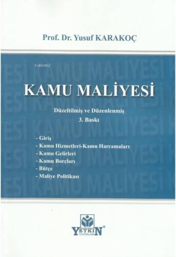 Kamu Maliyesi - 1