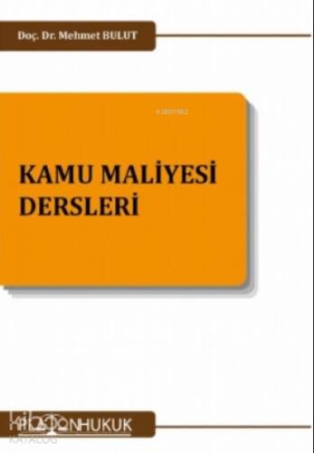 Kamu Maliyesi Dersleri - 1