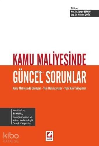 Kamu Maliyesinde Güncel Sorunlar; Kamu Maliyesinde Dönüşüm - Yeni Mali Arayışlar - Yeni Mali Yaklaşımlar - 1