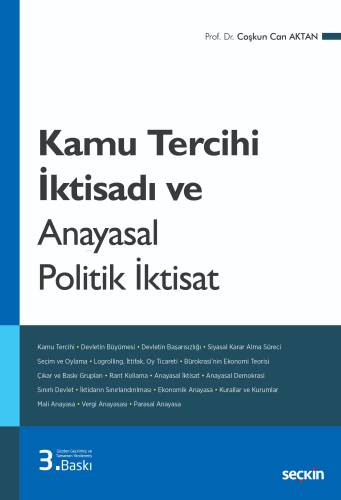 Kamu Tercihi İktisadı ve Anayasal Politik İktisat - 1