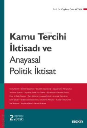 Kamu Tercihi İktisadı ve Anayasal Politik İktisat - 1