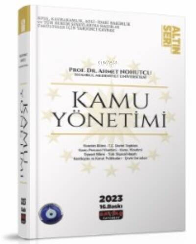 Kamu Yönetimi Konu Anlatımı - 1