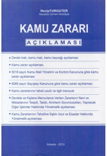 Kamu Zararı Açıklaması - 1