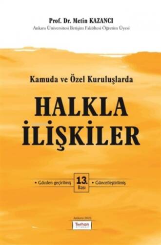 Kamuda ve Özel Kuruluşlarda Halkla İlişkiler - 1