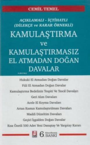 Kamulaştırma ve Kamulaştırmasız El Atmadan Doğan Davalar - 1