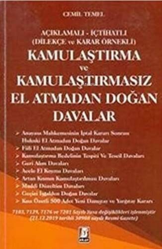 Kamulaştırma ve Kamulaştırmasız El Atmadan Doğan Davalar - 1