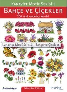 Kanaviçe Motif Serisi 1 - Bahçe ve Çiçekler - 1