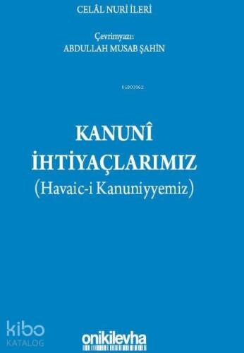 Kanuni İhtiyaçlarımız - 1