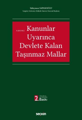 Kanunlar Uyarınca Devlete Kalan Taşınmaz Mallar - 1