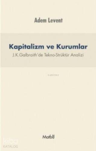 Kapitalizm ve Kurumlar - 1