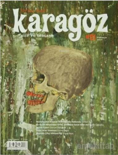 Karagöz Şiir ve Temaşa Dergisi Sayı:21; Ekim-Kasım-Aralık 2012 - 1