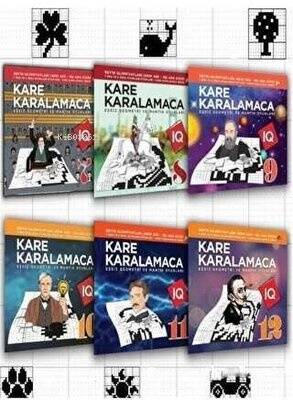 Kare Karalamaca Seti 2 - 7'den 70'e Akıl ve Mantık Oyunları - 6 Kitap Takım Zevkli Oyunlar - 1