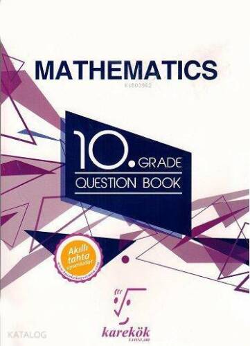 Karekök Yayınları 10. Sınıf Mathematics Grade Qestion Book - 1