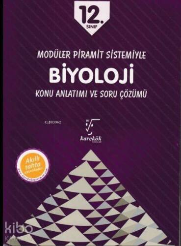 Karekök Yayınları 12. Sınıf Biyoloji MPS Konu Anlatımı ve Soru Çözümü Karekök - 1