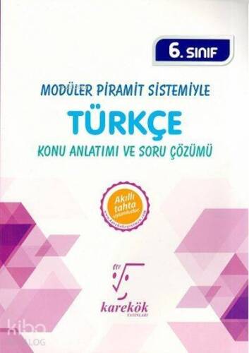 Karekök Yayınları 6. Sınıf Türkçe MPS Konu Anlatımı ve Soru Çözümü Karekök - 1