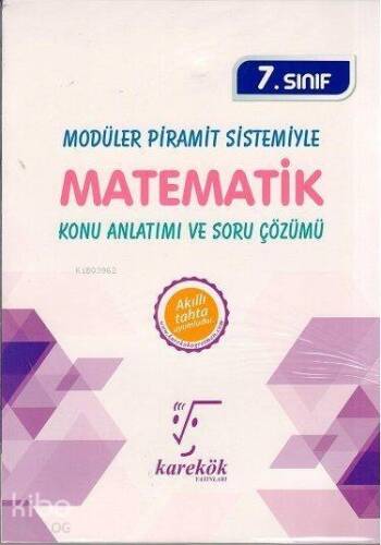 Karekök Yayınları 7. Sınıf Matematik MPS Konu Anlatımı ve Soru Çözümü Karekök - 1