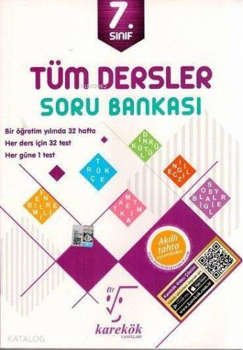 Karekök Yayınları 7. Sınıf Tüm Dersler Soru Bankası Karekök - 1