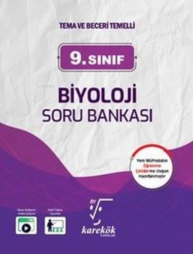 Karekök Yayınları 9. Sınıf Biyoloji Soru Bankası - 1