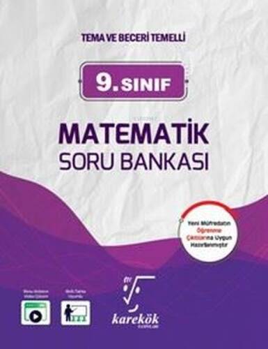 Karekök Yayınları 9. Sınıf Matematik Soru Bankası - 1