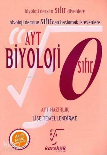 Karekök Yayınları AYT Biyoloji Sıfır Konu Anlatımlı Karekök - 1