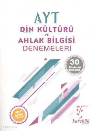 Karekök Yayınları AYT Din Kültürü ve Ahlak Bilgisi Denemeleri Karekök - 1