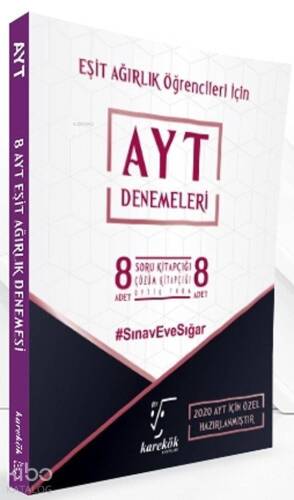 Karekök Yayınları AYT Eşit Ağırlık 8li Paket Deneme 2020 Özel Karekök - 1