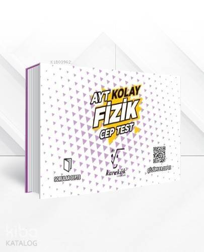 Karekök Yayınları AYT Fizik Kolay Cep Test Karekök - 1