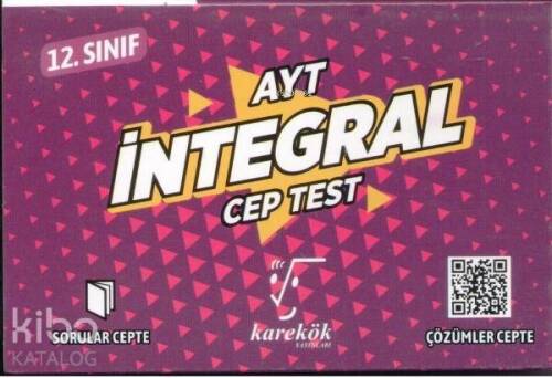 Karekök Yayınları AYT İntegral Cep Test - 1